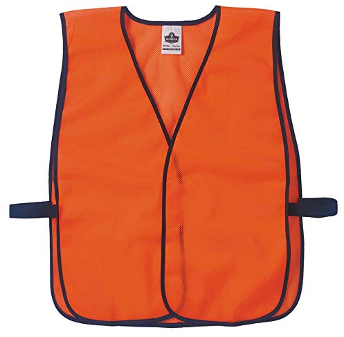 Ergodyne GloWear 8010HL Non-Certified High Visibility Vest, One Size, Orange