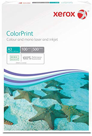 Xerox ColorPrint Premium Farblaser- Druckerpapier, weiß, 100 g/m², A3, FSC Mix credit, 1 Paket (500 Blatt), 003R95257