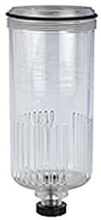RIEGLER 100504-KS 33 F-HA Polycarbonatbehälter, inkl. O-Ring, halbautom. Ablassventil, BG 3, 1Stk