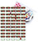 75er Kit Bocaux en verre 125 ml bocaux à conserve ou à confiture en verre Couvercles to 66 décor de fruits Couvercle incl. Diamant de sucre gelier magique recettes