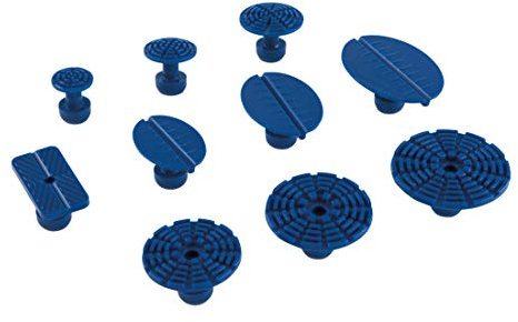 KS Tools 140.2585 Klebestück elliptisch, flach, 33 x 22 mm, 5 Stück