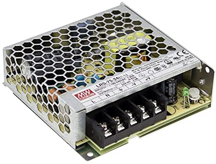 MeanWell LRS-75-48, Trasformatore 76W 48V 1,6A Alimentazione Industriale