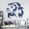 Wandtattoo Löwenkopf, König der Löwen, Safari, Afrika, Tiere, Größe XL, Ultramarine