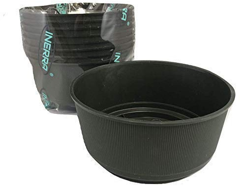 INERRA Green 18cm Bulb Bowl - For Foam and Flower Arrangements Church & Weddings (Pack of 5 Bowls)