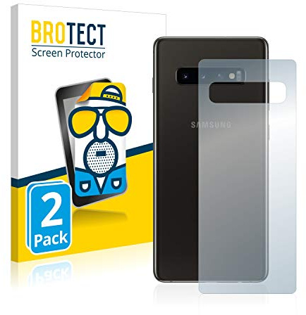 BROTECT Schutzfolie für Samsung Galaxy S10 | (Rückseite) 2 Stück Entspiegelnder Displayschutz Made in Germany Matte Displayschutz-Folie Anti-Reflex Einfache Montage