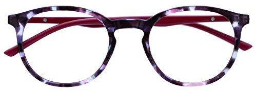 OPULIZE Met Viola Tartaruga Rosso Ciliegia Occhiali Da Lettura Grande Giro Comodo Uomo Donna Cerniere Molla R60-5 +2,50