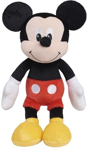 Disney Junior Mickey Mouse Bean Plush Mickey Mouse Stuffed Animal, Kids Toys for Ages 2 Up by Just Play