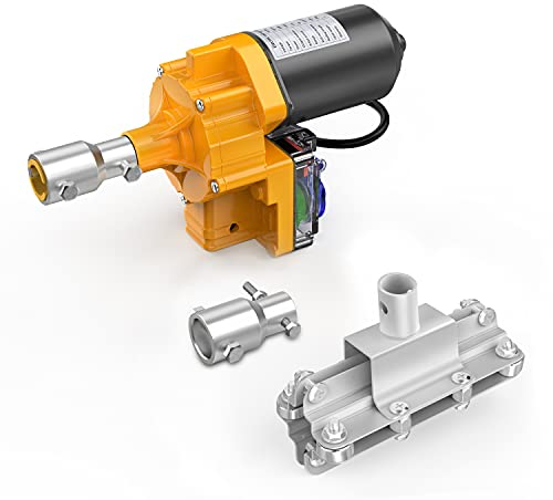 [Upgraded] DC 24V 100W Gewächshausfolie Roll Up Motor Kit mit Klettervorrichtung - für Seitenfenster und Dachlüftungen von Kunststofffolie Gewächshäusern