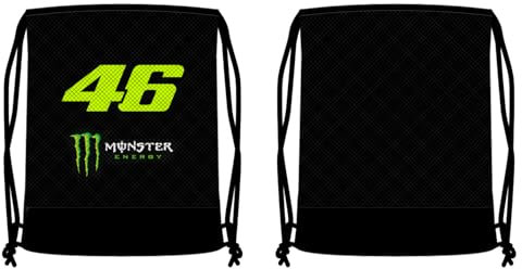 Valentino Rossi Rucksack VR46 Monster DUAL,Unisex,Black,One Size