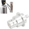 8 Mm Aluminiumlegierung CO2 Adapter DUO und TERRA Typ Soda Maker Adapter Stecker(Silber)