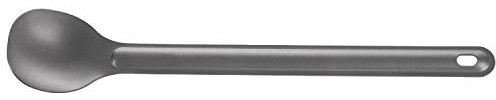 Evarbuild 1Pcs Titanium Spoon 21.5Cm X 3.9Cm Camping Spoon Long-Handled Titanium Spoon