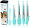 Edelstahl Küchenzange mit Silikonspitzen-5er Set,Maywe Tanso 4 Stück 33 cm Kochzange Fleischzange,Antihaft- Grillzange für Steak Pie Pizza Pasta Spaghetti Salat Grillbuffet,Plus Bürste