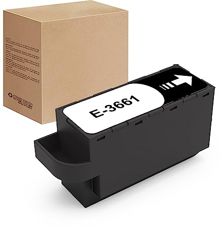 Aomya T3661 T366100 Tinten-Wartungsbox, kompatibel mit Expression Premium XP-6000, XP-6100, XP-8500, XP-8505, XP-8600, XP-15000, XP-970 Druckern T-3661 Rem. Hergestellt Wartungsbox