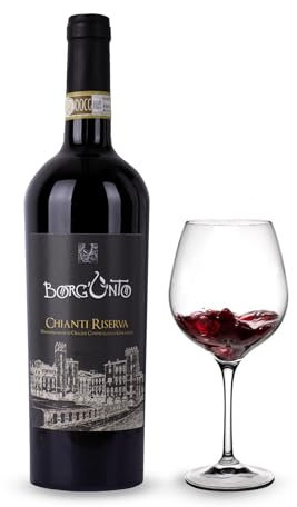 Borgunto® Chianti Riserva 0,75L - Vino Rosso Toscano D.O.C.G. Colli Aretini