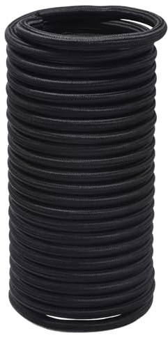 PATIKIL Marine Grade Bungee Cord 3/8x100ft Polyester-Ersatzseil Schockseil | Elastisches, Für Zero Gravity Chair, Für Kajak Camping Zelt Ladungssicherung
