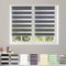 Dachfenster Rollo Verdunkelungsrollo, 100 x 320 cm Hitzeschutz und Sichtschutz, Sonnenschutz Verdunkelungsrollo inkl. Montagematerial, für Fenster und Tür, Dunkelgrau