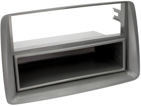 Mascherina Stereo Adattatore Autoradio 2 ISO Compatibile Con Fiat Panda Modello 169 4x4 Dal 2003>2011