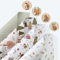 Cheerland Geschenkpapier mit Tiermotiven, Motiv: Wald, Babyparty, Geschenkpapier mit 20 Etiketten, 4 Designs, Fuchs, Eichhörnchen, Wald, verzaubertes Thema, Geschenkpapier für Kindergeburtstage und
