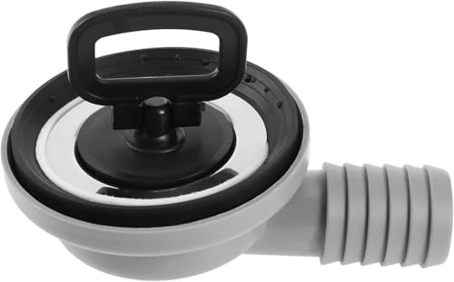 GIONAR Ablaufgarnitur Spüle, 50 mm Edelstahl Ablaufgarnitur, 90° Edelstahl Küche Siebkorbventil Ablaufgarnitur, Waschbecken Ablauf für Wohnwagen Wohnmobil Caravan Boot