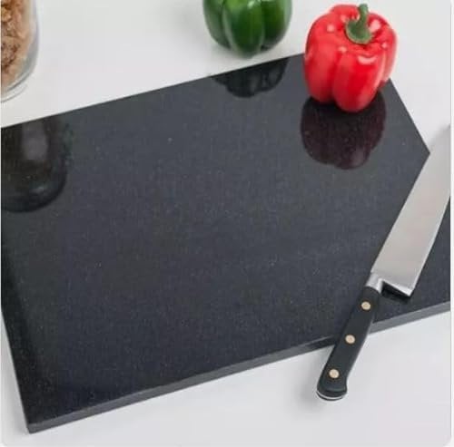 New Large Black Granite Chopping Board Kitchen Work Top Surface Protector