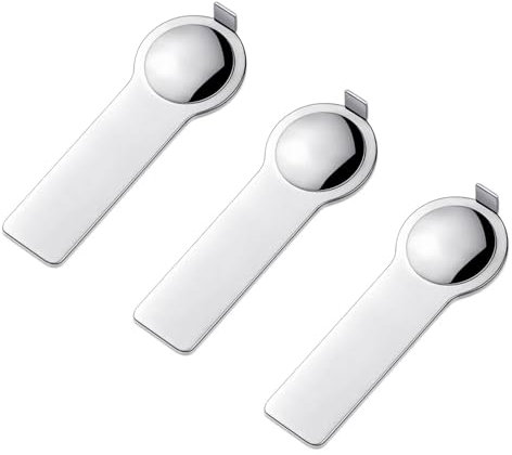 Lot de 3 outils de bracelet italien en acier inoxydable pour ajouter et enlever des breloques, taille unique, Aluminium, Pas de gemme
