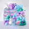 Decoracion Cumpleaños Niña Cola de Sirena Globos Decoracion Cumpleaños Sirena Baby Shower Niñas. Globos Morados, Lila y Plateados Decoración Primera Comunion y Bautizo Niña. Banner Happy Birthday