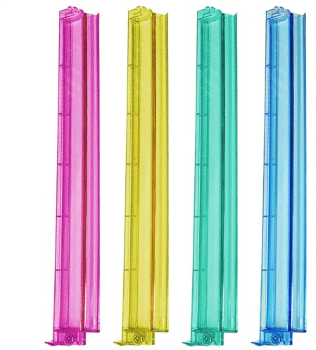 Nexusectar Mahjong Racks Mit Pushers, Mah Jong Tiles Halter, Mahjong Pushers Racks | Multicolor -Set Von 4 Acrylspeicherorganisator, Robustes Material des Brettspiels, Mah Jongg Accessoires