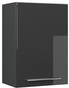 Vicco Pensile da cucina Fame-Line, Antracite lucido, 50 cm