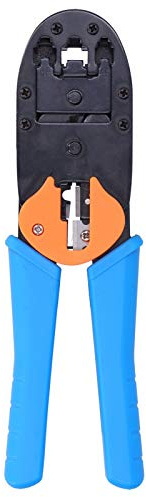 Professionelle Abisolierzange, selbstjustierende, multifunktionale Kabel-Crimp-Abisolierzange für Baustellen, Sanitärreparaturen, Kohlenstoffstahl, Blau, NT087