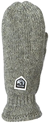 Hestra Basic Wool Fäustlinge Handschuhe Fausthandschuhe Herrenhandschuhe Damenhandschuhe Damen/Herren - mit Futter Winter Herbst-Winter - 8 HS grau