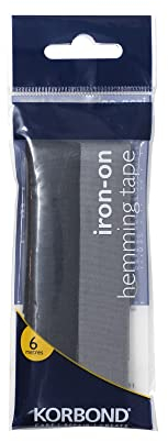 Korbond 6 m Hemming Tape, Black/Grey