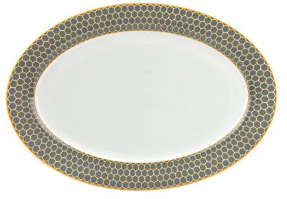 Van Well Platte Honey, oval 30x21cm