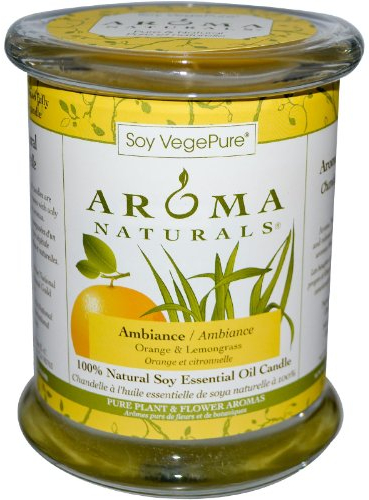 Soy VegePure, 100% natürlichen Soja-Ätherisches Öl Kerze, Ambiance - Aroma Naturals