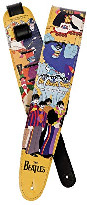 D'Addario Beatles Gitarrengurt - E-Gitarrengurt, Akustikgitarrengurt, Bassgitarrengurt - Yellow Submarine