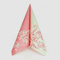 50 Servietten, stoffähnlich, Airlaid 1/4-Falz 40cm x 40cm Ornaments Rosa Weiss