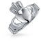 Bling Jewelry Bff Himmlisch Irish Friendship Paare Abschlussballise Claddagh Ring For Men For Freundin Silver Tone Edelstahl