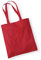 Westford Mill - Baumwoll-Tragetasche mit langen Henkeln One Size,Classic Red