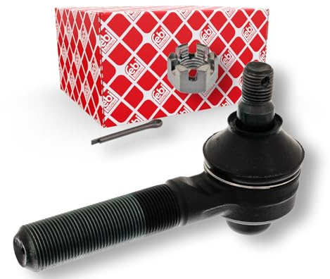 febi bilstein 43186 Spurstangenendstück mit Kronenmutter und Splint, 1 Stück