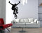Primestick Wandtattoo Wandaufkleber Profi BMX Fahrer #199C schwarz 120x175cm (RAL9005)