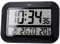 Trevi OM 3540 D Orologio Digitale Radiocontrollato da Muro con Grande Display, Termometro, Sveglia, Calendario Multilingue, Installazione a Parete o Tavolo, Nero