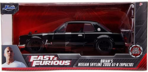 Jada JA99686 1:24 Brian's 1971 Skyline 2000 GT-R-schwarz