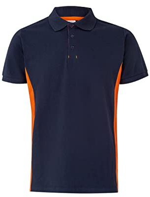 VELILLA - Bicolour Short Sleeve Polo Shirt 180 g/m2 105504 Man