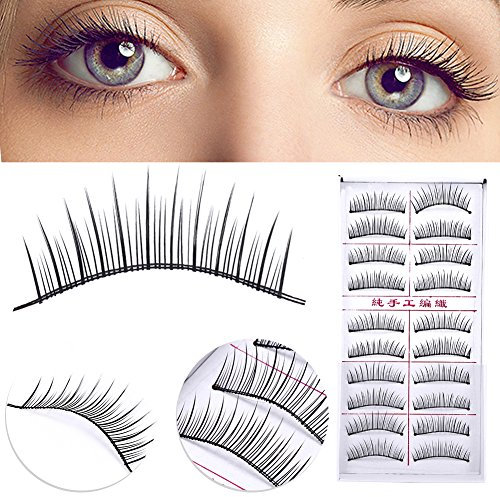 10 Paires Faux Cils, Étendre Les Cils tt Zoomer Sur Les Deux Yeux, Outil De Maquillage Extension Faux Cils, Cils 3D Autocollants Naturels Frais Réutilisable