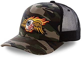 Von Dutch Baseballkappe mit Netz, Camouflage, Bedruckt, Einheitsgröße