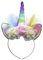 The Glowhouse Einhorn-Haarreif mit LEDs - leuchtende Regenbogenfarben - bunt - Einheitsgröße