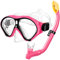 Gintenco Schnorchelset Kinder, Taucherbrille Kinder mit Schnorchel Anti-Fog Panorama-Weitsicht, Anti-Leck schnorchelmaske,Tauchmaske für Schwimmen Schnorcheln 4-16 Jahre