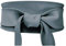 FISH IN THE SEA - Bindegürtel - Shark/Graublau - Premium - Taillengürtel - Wickelgürtel - aus Nappaleder - 8,5cm