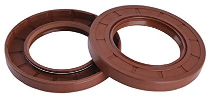 TC-45 * 52-100 * 4/7/8/9/10/12 FKM Wellendichtring Covered Doppellippendichtring mit Skeleton Schraubenzugfeder, 45x80x12mm 1Pcs