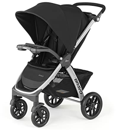 Chicco Bravo Quick-Fold Stroller - Black | Black