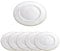 Barski Glass - Charger - Plate - Set of 6 Chargers - with Gold Rim - Plates are 12.5 Diameter - Made in Europe